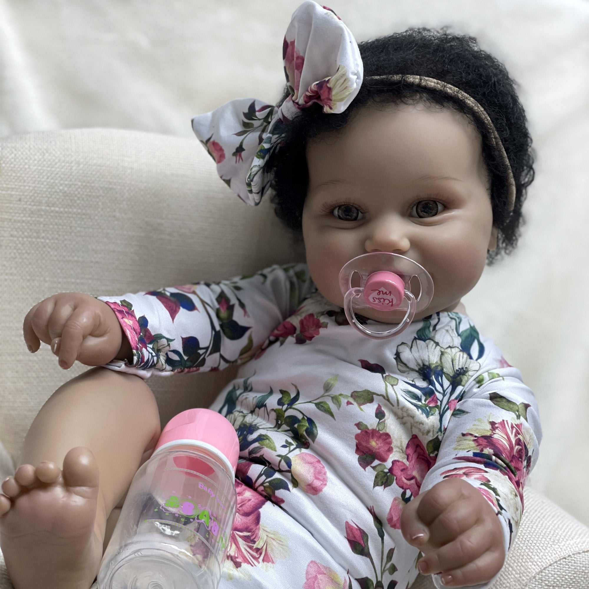 Adolly * Gallery 22 inch African American Reborn Baby Doll Name Amelia –  Adolly's Shop