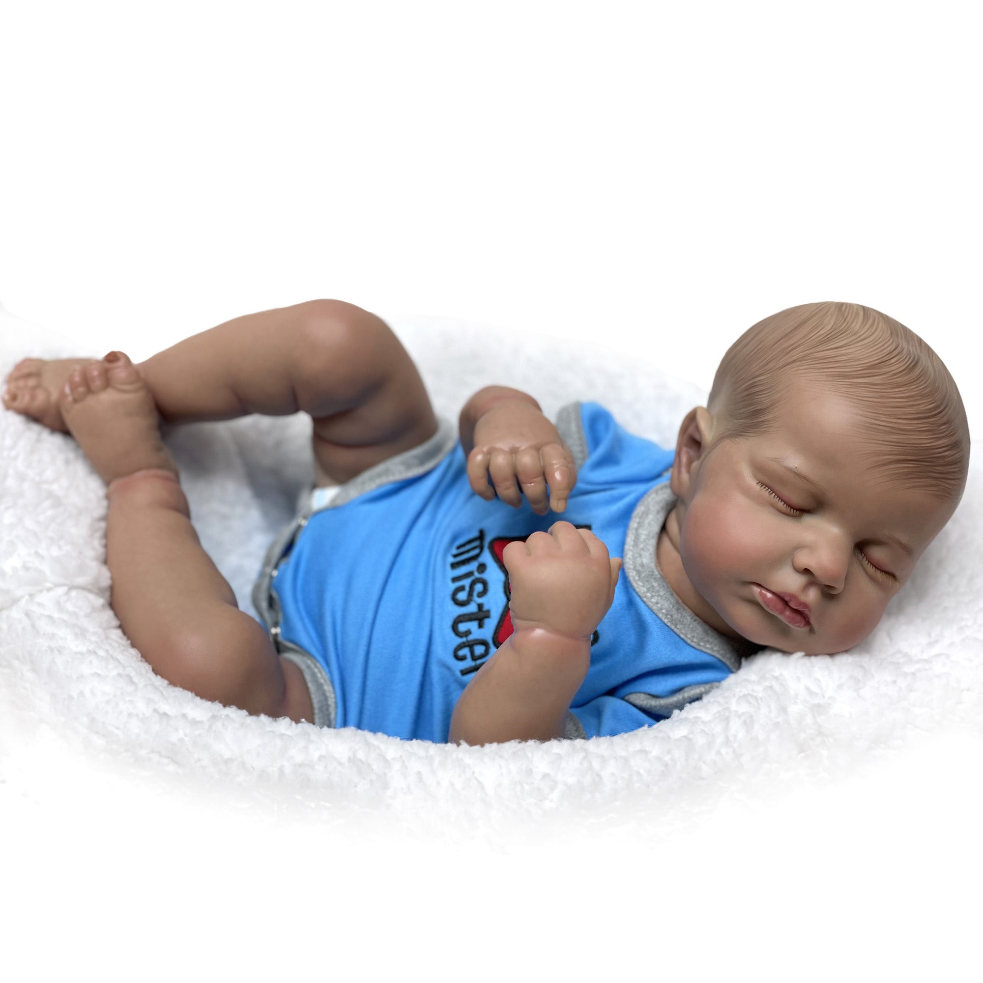 Adolly Gallery 20 Inch Lifelike Reborn Baby Doll Soft Silicone Vinyl Reborn  Toddlers Soft Cloth Body Gifts for Newborn Babies Name Eli