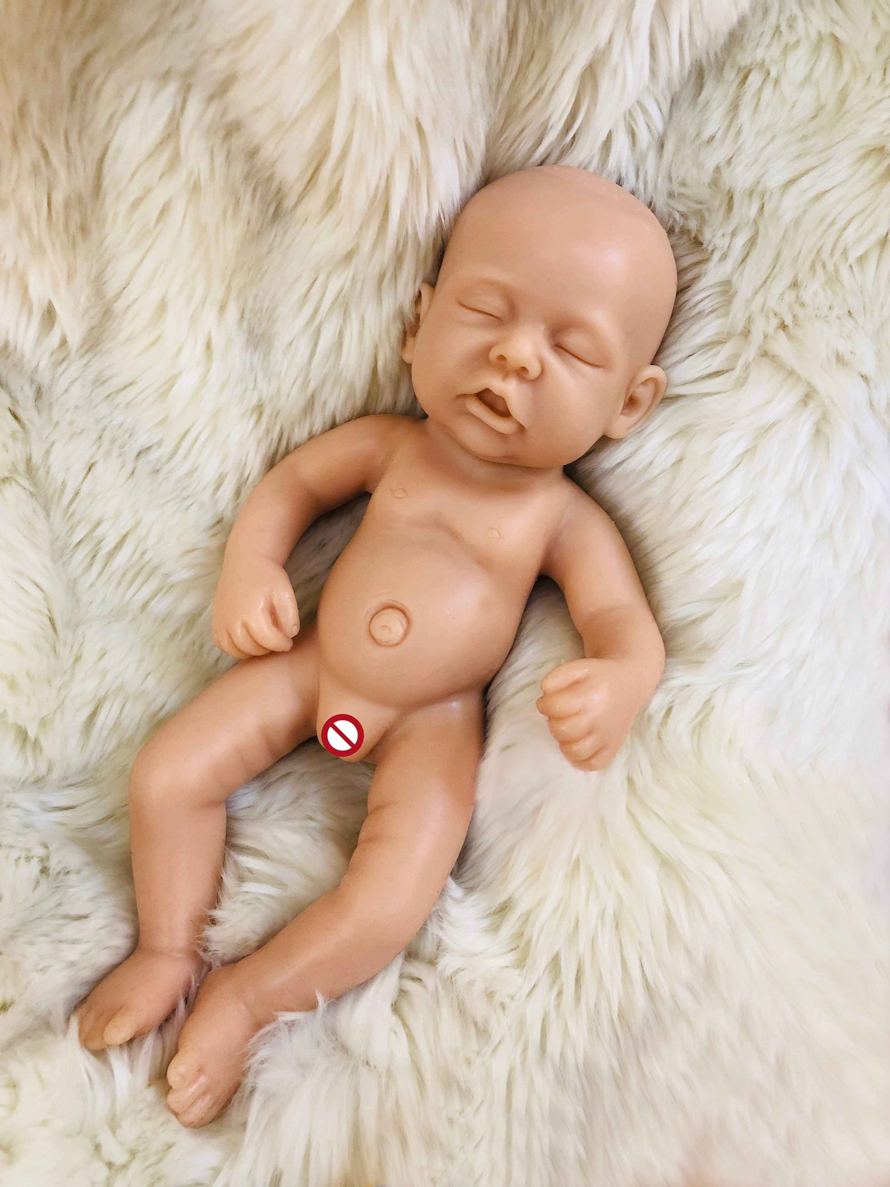 Silicone Solid Reborn Painted, Full Body Silicone Reborn